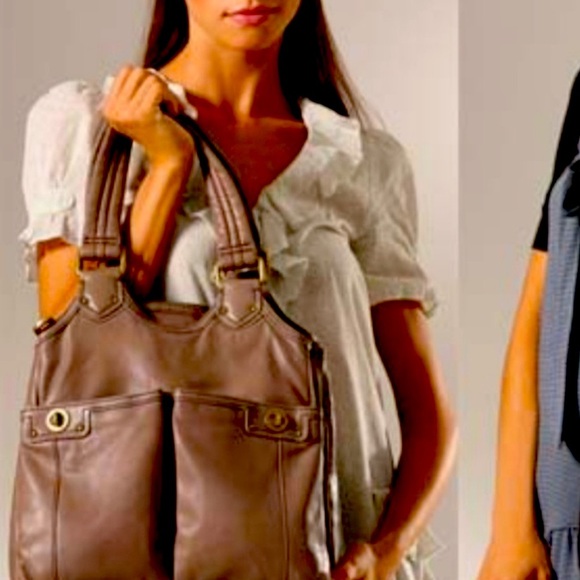 Marc by Marc Jacobs Classic Q Hillier Hobo Bag in Cognac Brown Leather - Picture 9 of 9